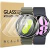 Diruite 4 Pezzi Pellicola per Samsung Galaxy Watch 7/6/5/4 44mm Vetro
