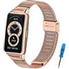 SenMore Huawei Band 6 / Honor Band 6 Cinturino di Ricambio in Acciaio Inossidabile