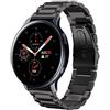 SUNDAREE Cinturino Compatibile con Samsung Galaxy Watch Active 2 40MM 44MM/Garmin Venu SQ 2/Huawei Watch GT 3 42mm/Amazfit GTS 4,20MM Nero Acciaio Inossidabile Ricambio Braccialetto Orologio da Polso