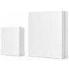 Artme Tela intelaiate 8 pezzi (24x30CM-4pk, 30x40CM-4pk) Tela pre-stirata per artisti / 280GSM 100% cotone/triplo con innesto/senza acidi/grana media/ 1,7 cm - acrilico/olio