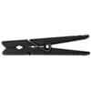 LWR CRAFTS Mollette in legno grandi 3-5 / 16 8,4 cm 30 pezzi per confezione (nero)