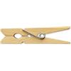 LWR CRAFTS Mollette in legno piccole 1-7 / 8 4,8 cm 50 pezzi per confezione (naturale)