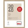 DEHA Design cornice per foto, 30 x 40 cm, legno, Rovere, cornice per fotoper appenderein formato verticale e orizzontale, vetro sintetico, Fontana