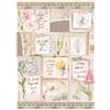 Carta di riso Romantic Garden House Lettere e Fiori