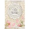 Carta di riso Romantic Garden House Cornici con Scritte