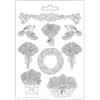 Stampo morbido Provence Ghirlande e Bouquets