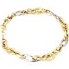 Gioielleria Lucchese Oro Bracciale Donna Oro Giallo e Bianco GL100083