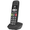 Gigaset E290 Telefono analogico/DECT Nero Identificatore di chiamata