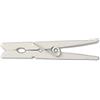 LWR CRAFTS Mollette in legno grandi 3-5 / 16 8,4 cm 30 pezzi per confezione (bianco)