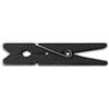 LWR CRAFTS Mollette in legno piccole 1-7 / 8 4,8 cm 50 pezzi per confezione (nere)
