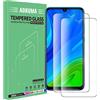 AOKUMA [2 Pezzi Pellicola Vetro Temperato per Huawei P Smart 2020 Pellicola Protezione,Durezza 9H,Antiurto Antigraffio e Anti-impronta