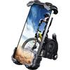 Lamicall Supporto Telefono Bicicletta, Supporto Telefono Motociclo - Universale Manubrio Porta Cellulare per iPhone 17 16 15 14 13 12 PRO Max Mini XS X 8, Samsung S10 S9, 4.7-6.8 Pollici Smartphones