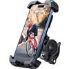 Lamicall Supporto Telefono Bicicletta, Supporto Telefono Motociclo - Aggiornato Porta Cellulare Bici Manubrio per iPhone 17 16 15 14 13 Pro Max/Plus/Mini Xs X 8 7, Samsung S10 S9, 4.7-6.8 Smartphones