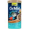 Tetra Cichlid Sticks - Mangime per tutti i ciclidi e altri pesci ornamentali di grandi dimensioni, bastoncini galleggianti, lattina da 1 L