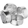 NKlaus 100 Pezzi Portacandele Standard Ø 37,5mm per Tealight in Alluminio - Scatola Vuota DxH 3,75x1,5cm - Ciotola Portacandele 1212