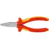 KNIPEX - Pinza piatta cromata isolata a norme VDE, Lunghezza complessiva: 160 mm, 160