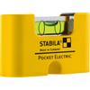 STABILA - Livella a bolla tascabile Electric, Lunghezza: 70 mm, 70