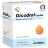 DICOFARM Dicodral Liquido Soluzione Reidratante Orale 4 X 200 Ml