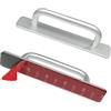 CcHhyyt 2 Pezzi Maniglie Autoadesive, Maniglie per Mobili, Maniglia Scorrevole,Maniglia Finestra, Maniglia Porta, Maniglie per Mobili, Armadio, Cassetto, Porta, Finestra (106 mm, argento)