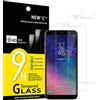 NEW'C 2 Pezzi, Vetro Temperato per Samsung Galaxy A6 Plus (2018), Pellicola Prottetiva Anti Graffio, Anti-Impronte, Senza Bolle, Durezza 9H, 0,33mm Ultra Trasparente, Ultra Resistente