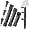 Zocipro Kit di Bracci di Estensione Piegati in lega di alluminio 3-in-1, Braccio di Estensione Leggero e Resistente, Bracci di Prolunga per GoPro, Xiaomi, SJCAM e altre videocamera d'azione