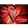 CALVENDO Der Herz Kalender (Wandkalender 2021 DIN A4 quer): Das Herz ist das Symbol der Liebe (Monatskalender, 14 Seiten)
