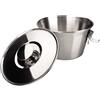 Menax - Stampo per Budino con Coperchio - Acciaio Inossidabile - Ø 20 cm