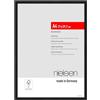 nielsen cornice per foto, 21 x 29,7 cm (A4), alluminio, Nero opaco, cornice per documentiper appenderein formato verticale e orizzontale, vetro sintetico, Atlanta