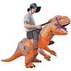 JASHKE Costume Trex Costume Dinosauro Gonfiabile Giro su Trex Costumi Gonfiabili Adulti