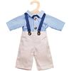 Heless- Costume da Sposo Franz per Bambole, Misura 28-35 cm, Tinta Unita, Multicolore, 1021