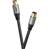 celexon cavo antenna TV IEC 1,0m - Professional Line