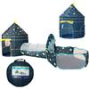 Benebomo Tenda per bambini, Capanna per bambini 3 in 1 con tunnel e vasca per le palline per bambine, Gioco Tunnel per Bambini