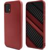 Moozy Lifestyle. Cover per Samsung A52s 5G e Samsung A52, Rosa Vintage - Custodia in Silicone Premium con Finitura Opaca e Fodera Morbida in Microfibra, Phone Case Cover Leggero