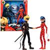 BANDAI Miraculous Doll 26cm. Bipack Ladybug e Black Cat