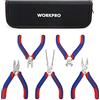 WORKPRO, set di mini pinze, 5 pezzi