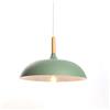 Chrasy E27 Moderno Metallo Lamapada a Sospensione Industriale Vetro Lampada Attacco Lampadario Lustro Soffitto Industrial Edison da Soffitto Illuminazione a sospensione Lampada(Verde)