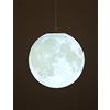 KRUIHAN Lampada a Sospensione Luna,Lampada a Soffitto Luna,Lampadario Sospensione per Camera Dei Bambini Ristorante Camera da Letto Soggiorno 20CM