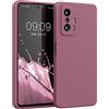 kwmobile Custodia Compatibile con Xiaomi 11T / 11T Pro Cover - Back Case per Smartphone in Silicone TPU - Protezione Gommata - rosa scuro