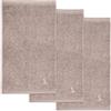 Möve Superwuschel Asciugamano ospite, Cotone, Cashmere, 30 x 50 cm, 3 unità