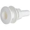 Scarico a mare plastica bianca 1"1/2