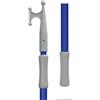 Gancio accosto telescopico Blu 120/210 cm