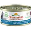 Almo Nature HFC Natural per Gatto da 70 gr Gusto Tonno, Pollo e Formaggio