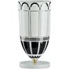 LE PORCELLANE Vaso 35 Cm Don Giovanni Bianco Nero