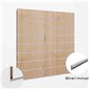 Dogato TP K02 pannello dogato rovere alburno 120x120 P15 cm con 7 binari