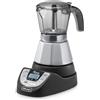 DELONGHI Macchinetta per Caffè Alicia Plus Colore Nero/Silver Capacità 2 o 4 Tazze Potenza 450 W EMKP42.B DeLonghi