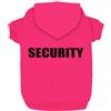 Izefia Felpe con Cappuccio per Cani con Stampa di Security Abbigliamento per Cane con Felpa Caldo Maglione Cappotto in Cotone per Cani di Piccola Taglia Carmine 5XL