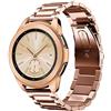 SUNDAREE Compatibile con Cinturino Samsung Galaxy Watch 42MM/Galaxy Watch Active/Gear S2 Classic/Garmin Venu/Amazfit GTS,20MM Oro Rosa Acciaio Inossidabile Ricambio Braccialetto Orologio da Polso