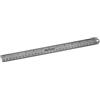 Westcott E-14176 00 Righello in alluminio, infrangibile, 30 cm, scala in cm e pollici, grigio