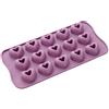 Zenker Linea LOVE Stampo per cioccolatini a forma di cuore, Silicone, Rosa, 23x13x1.5 cm