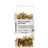 Wedo 11259199 Assortimento Fermagli per Fai da Te con Ottonatura, 3 Grandezze, 240 Pezzi